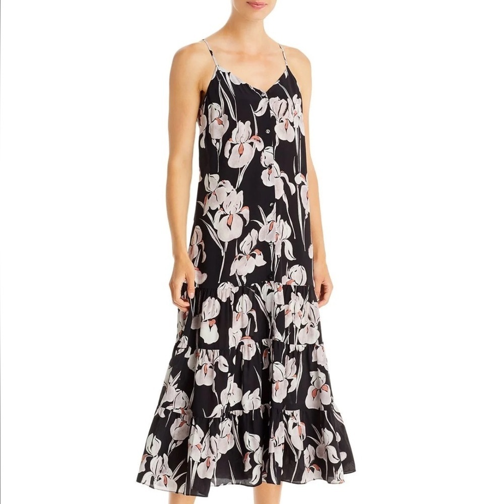 Jason Wu Iris Print Silk Dress